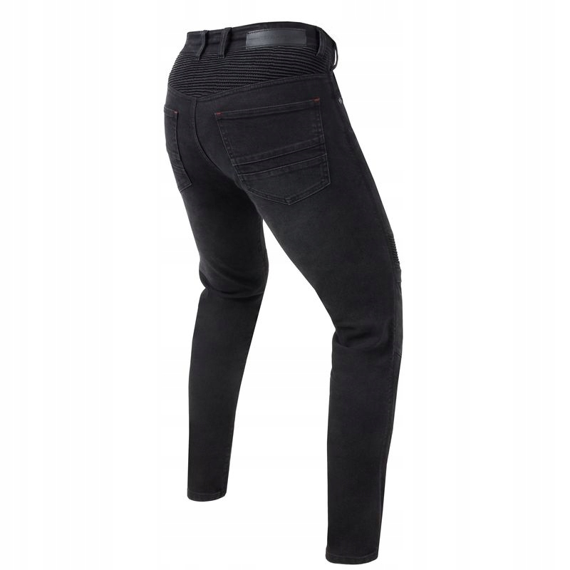 REBELHORN JEANSY MOTOCYKLOWE EAGLE III SLIM FIT WASHED BLACK 30/34 GRATISY Rozmiar 30/34