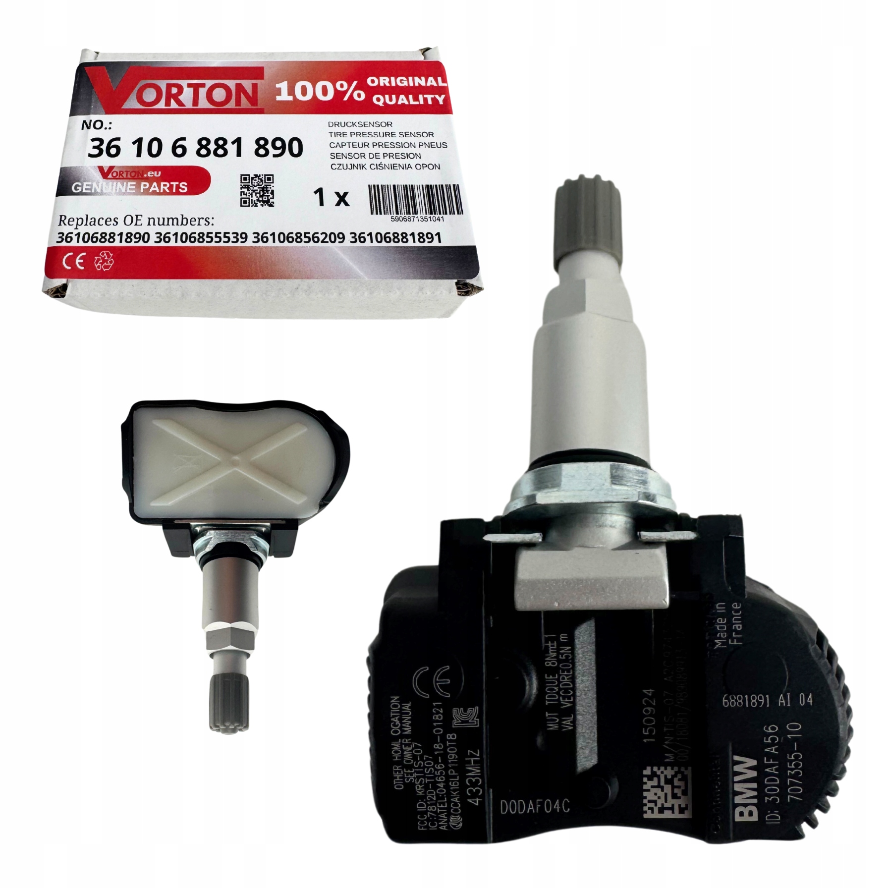 Senzor Tpms Snímač Tlaku V Pneumatikách Mini Cooper Se F55 F56 F57 Jcw