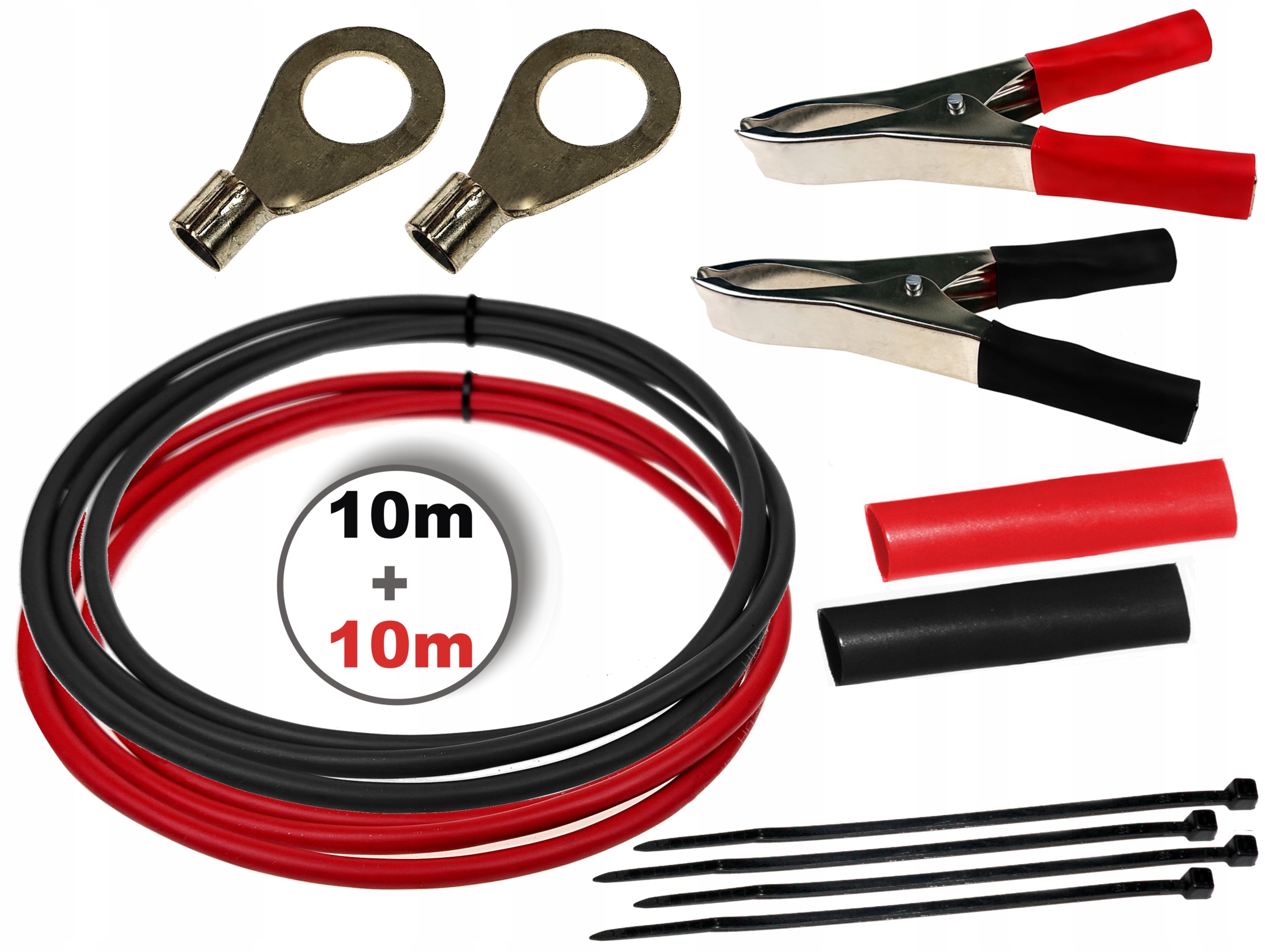 KABLE PRZEWODY PRZEDŁUŻACZ DO PRZETWORNICY NAPIĘCIA AKUMULATORA 6mm 10m EAN (GTIN) 5905359261223