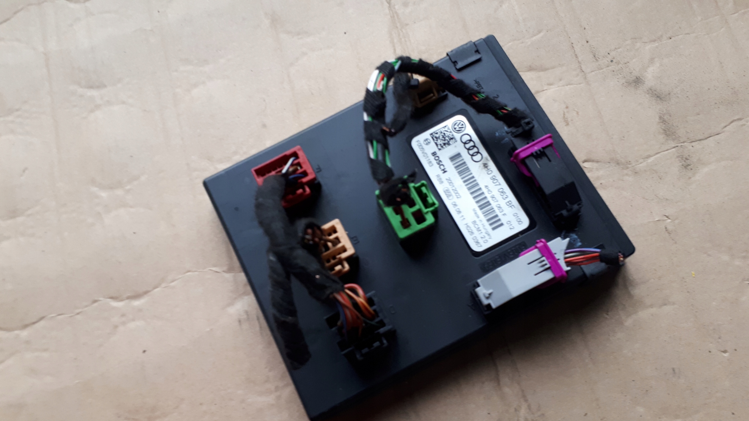 A7 4G comfort control unit control unit 4H0907063BF A6 C7
