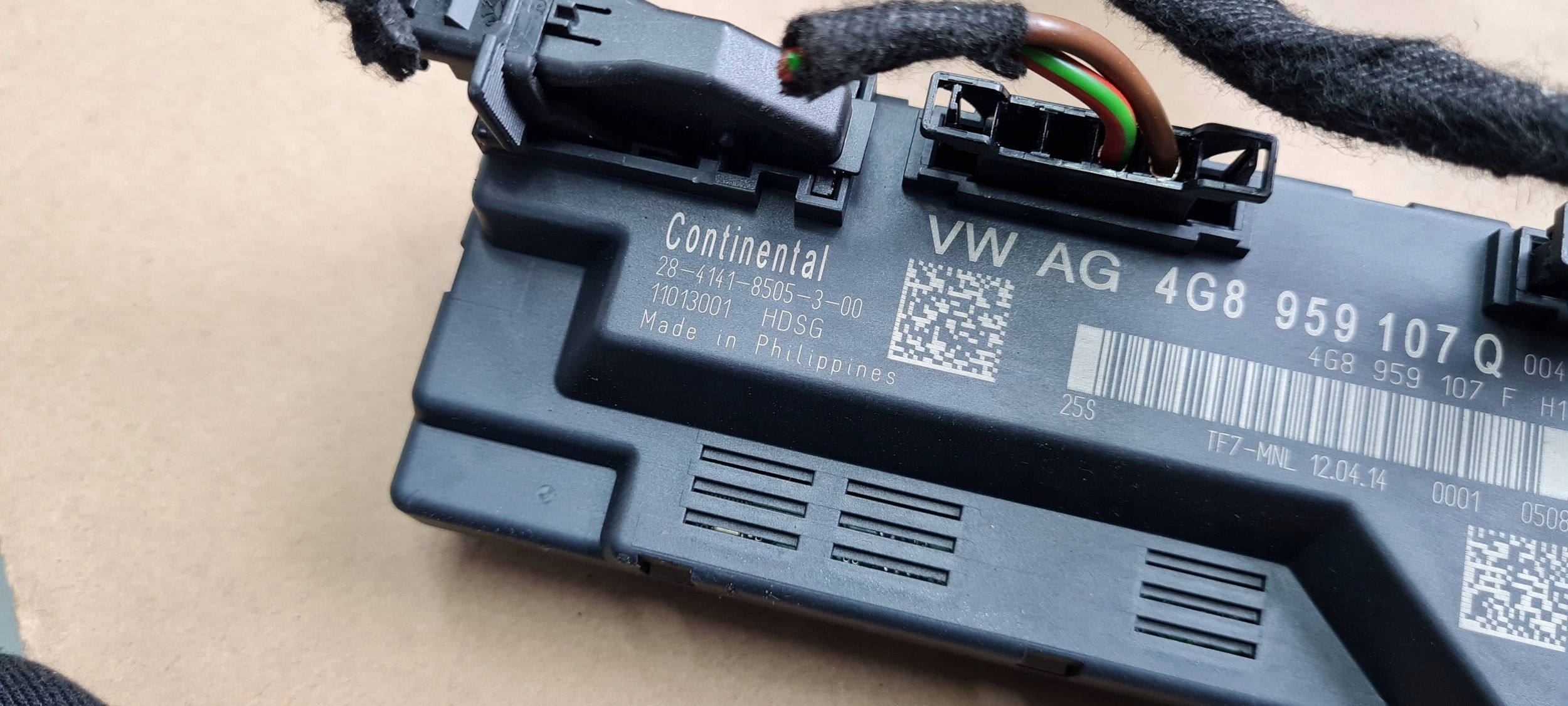 A7 4G S7 module control unit bonnet boot rear part 4G8959107Q