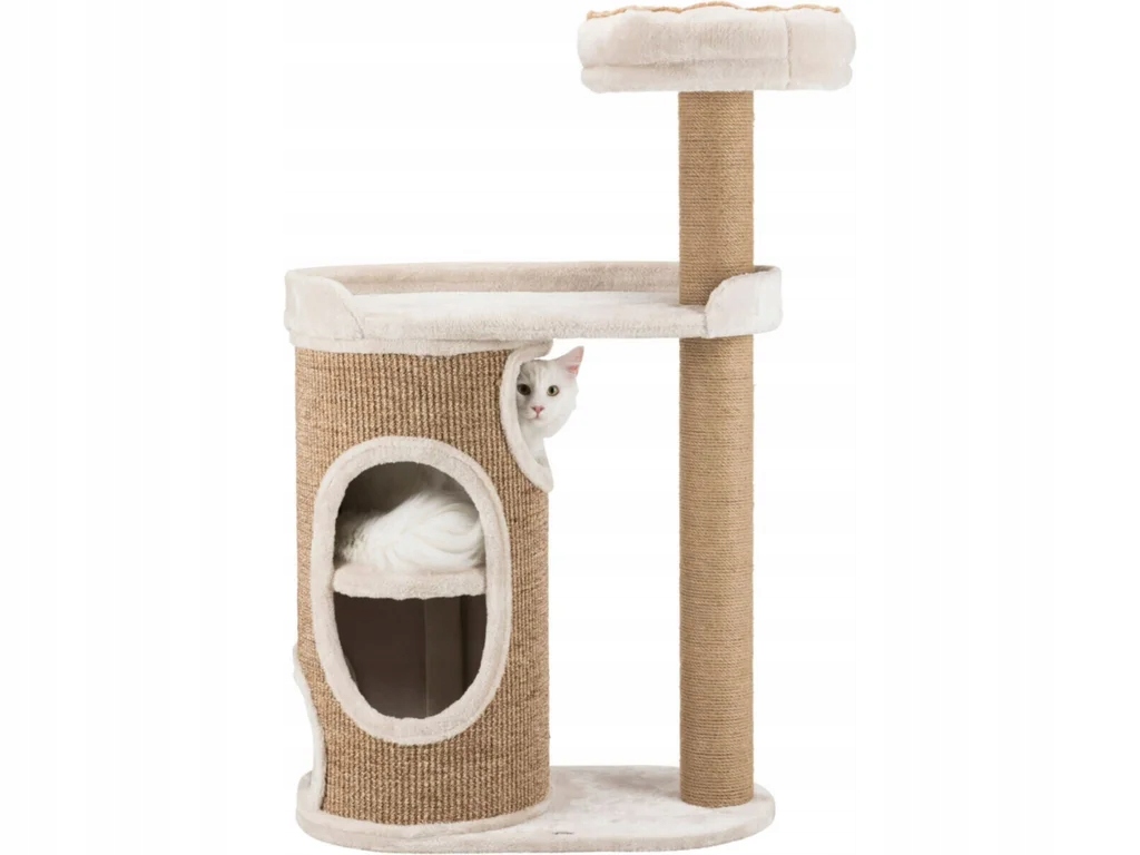 Trixie Falco škrabadlo pro kočky plyš juta hnědá 70 x 38 x 117 cm