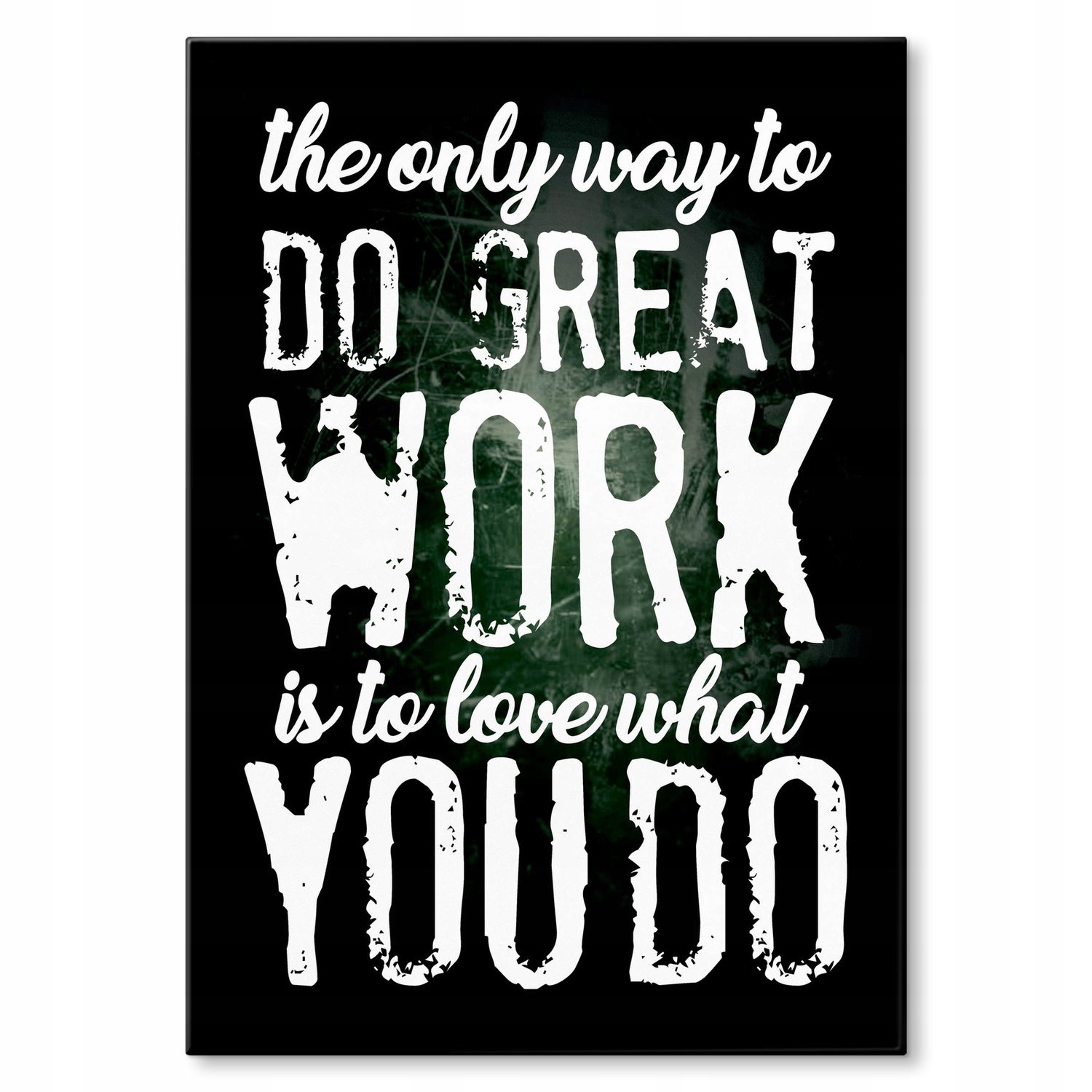 Kovový plakát Love what you do Szyld Plech 30 x 42 cm Dárek