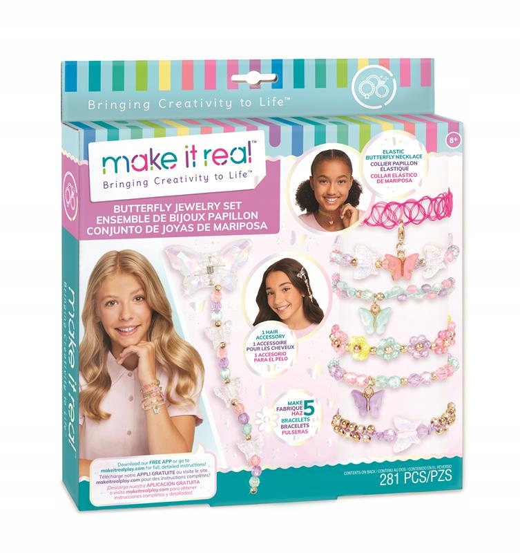 

Make it Real Zestaw Biżuterii Butterfly Jewelery