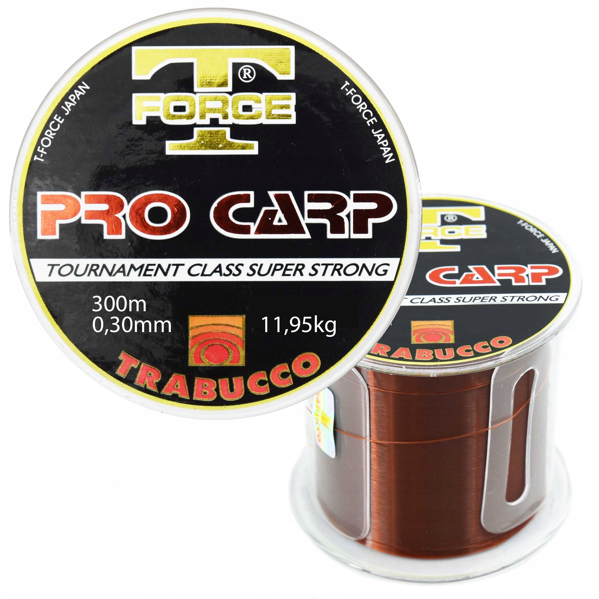 Żyłka karpiowa Trabucco T-Force Pro Carp 0,30mm 1000m 11,95kg bordowa 1szt.