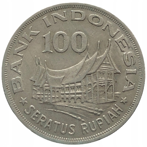 52574. Indonezja, 100 rupii, 1978r.