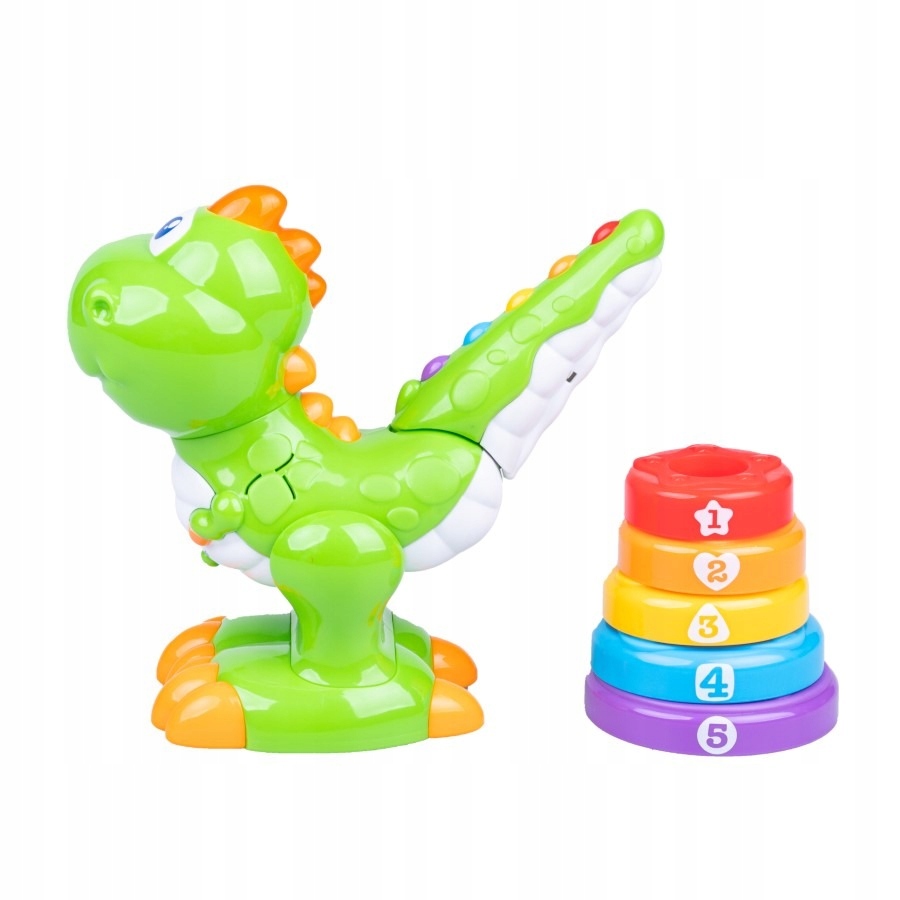 DUMEL FIGLARNY DINO INTERAKTYWNY DINOZAUR MÓWI PL Materiał plastik
