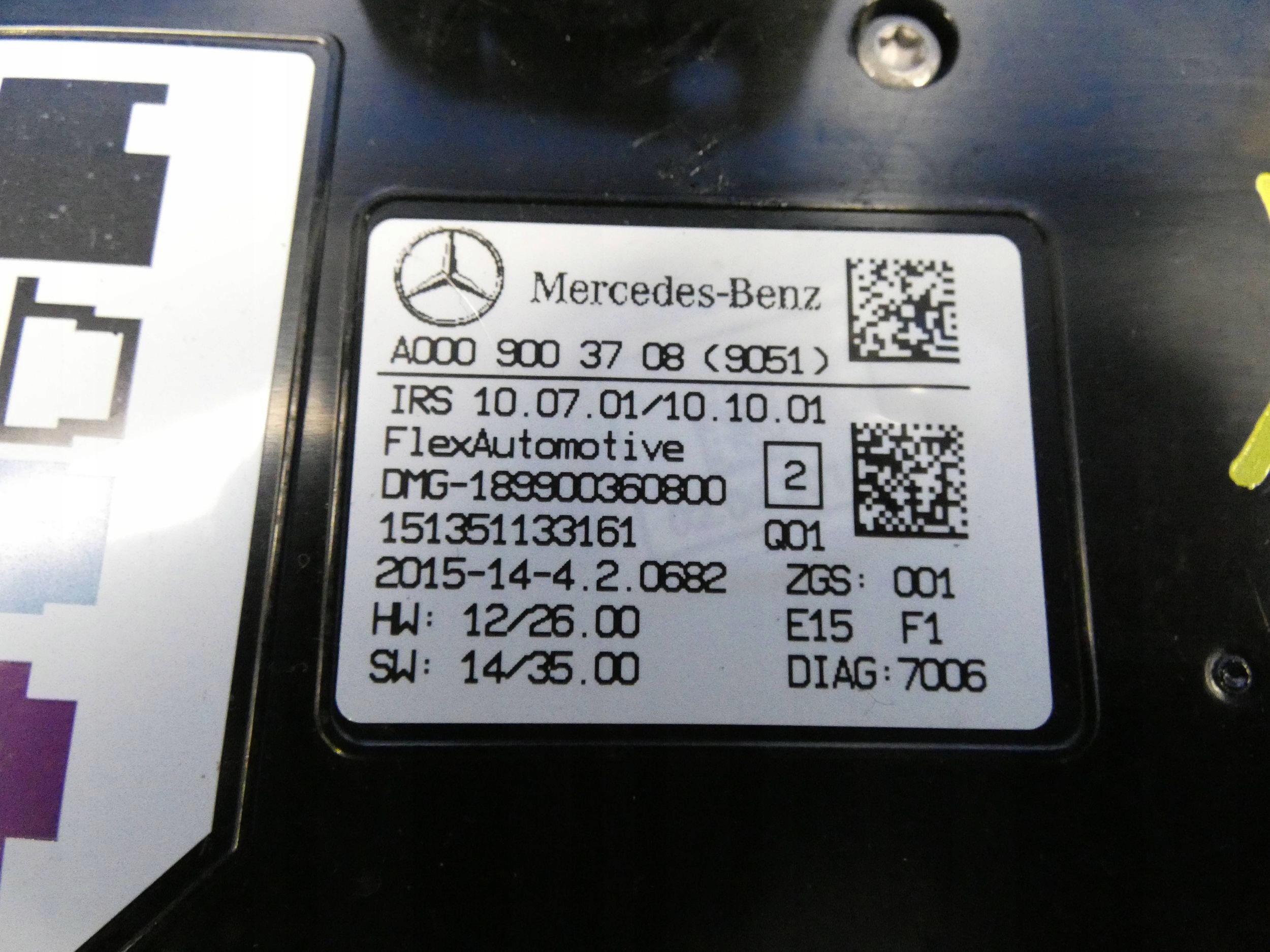 MERCEDES A W176 W246 CLA W117 light OSWIETLENIE cabs inner front