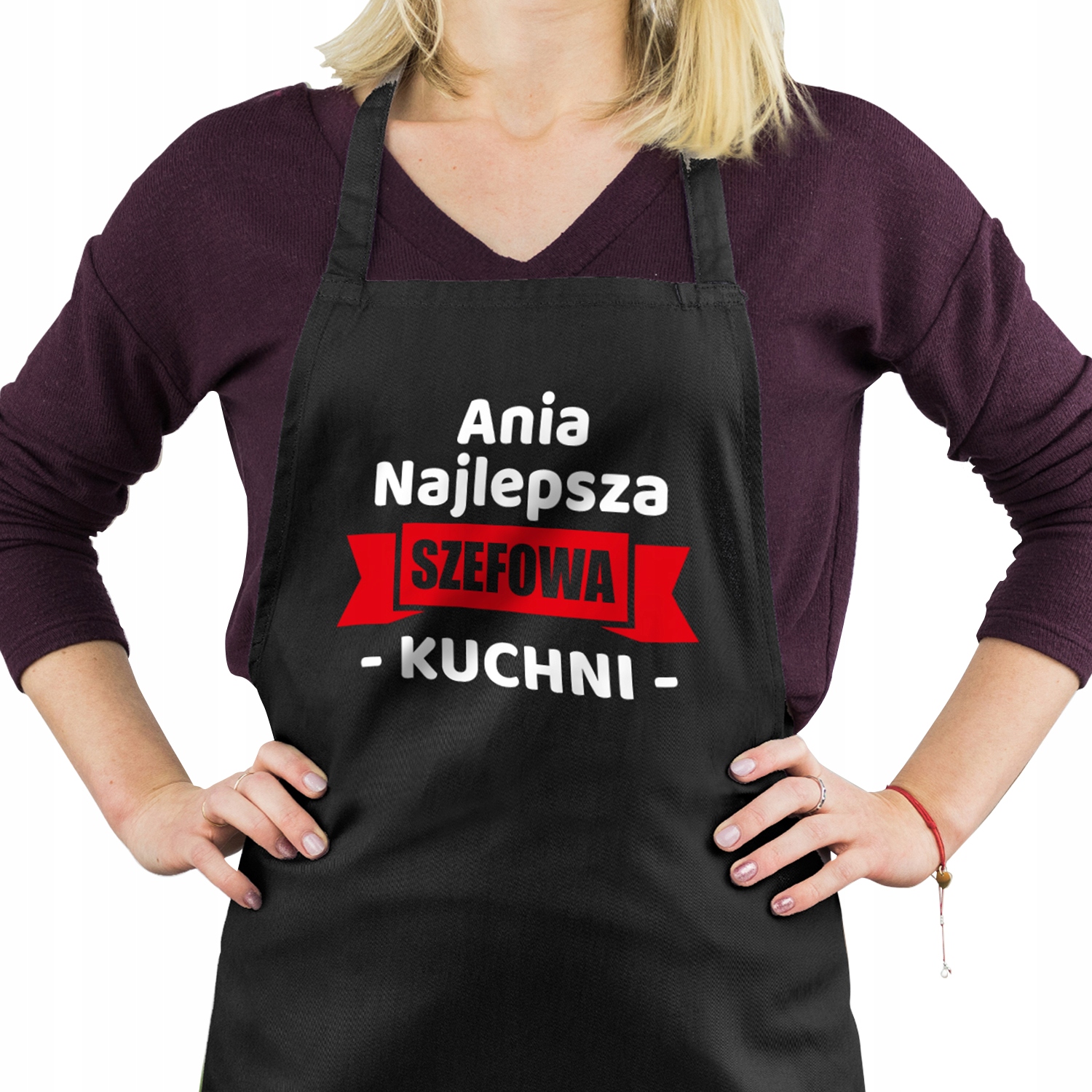 

Czarny Fartuch Kuchenny Nadruk Urodziny