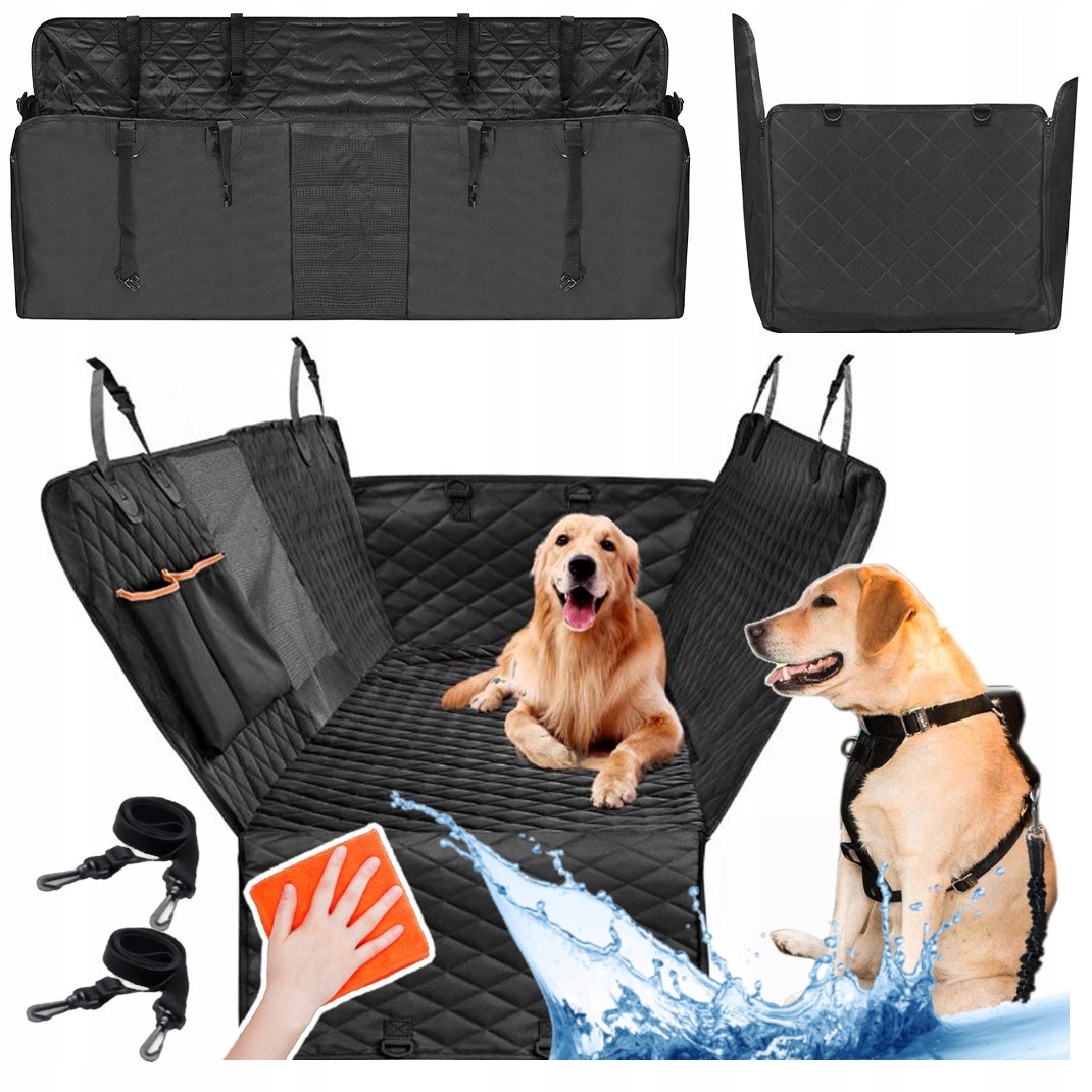 Levně Obal pro psa do auta, voděodolný, univerzální, 138 x 128 cm