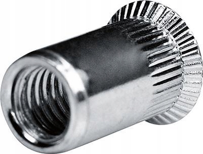 Nitovacie matice z ušľachtilej ocele, zapustená hlava M6, rozsah 4,0-6,5 mm, Goebel