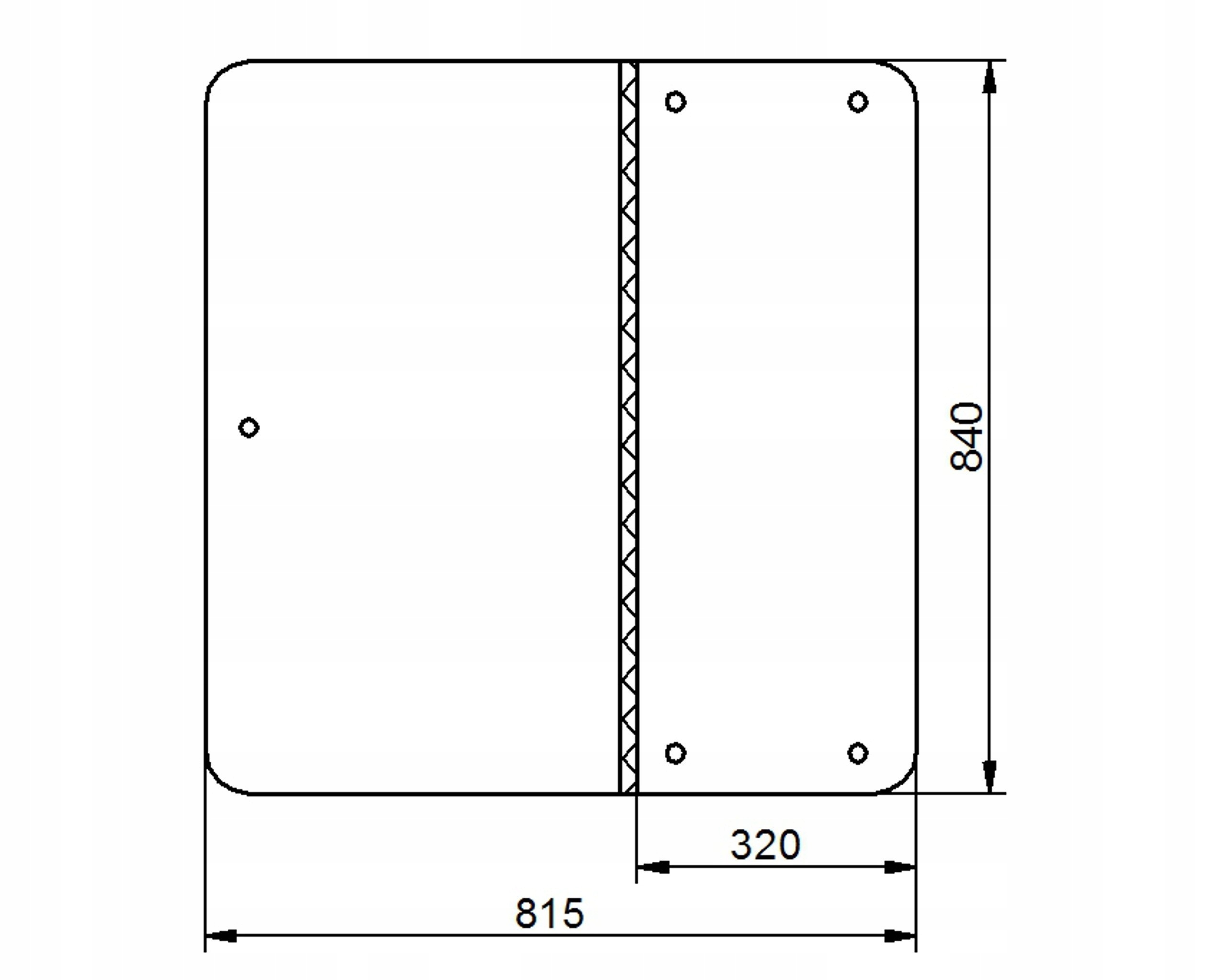 sklo teleskopický nakladač Jcb zadní 159/23300