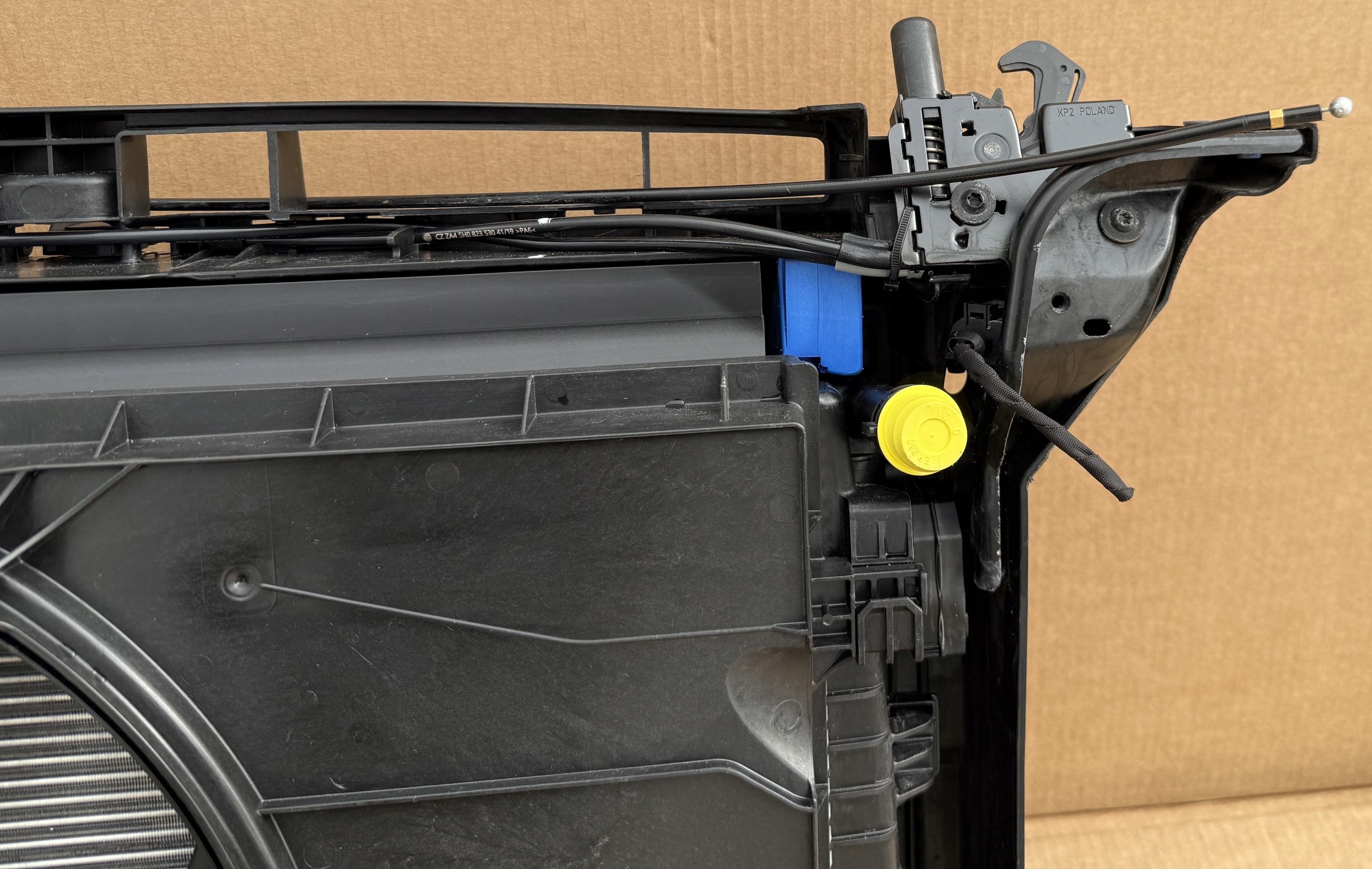 support panel for radiators radiator GOLF 8 VIII before LIFT 1.5 TSI complete