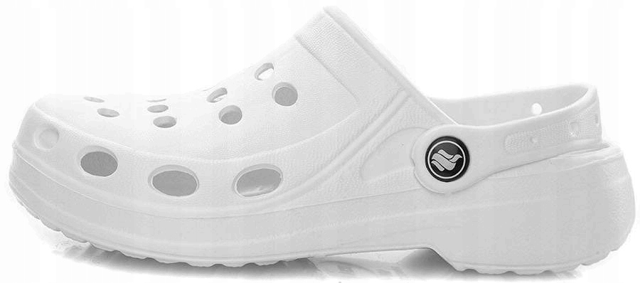 4716 BIAŁE LEKKIE KLAPKI CHODAKI PIANKOWE DAMSKIE 40 Rozmiar 40