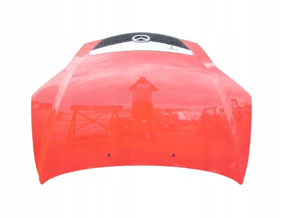 MAZDA 2 02-07 POKRYWA SILNIKA - MASKA + GRILL - CZERWONA