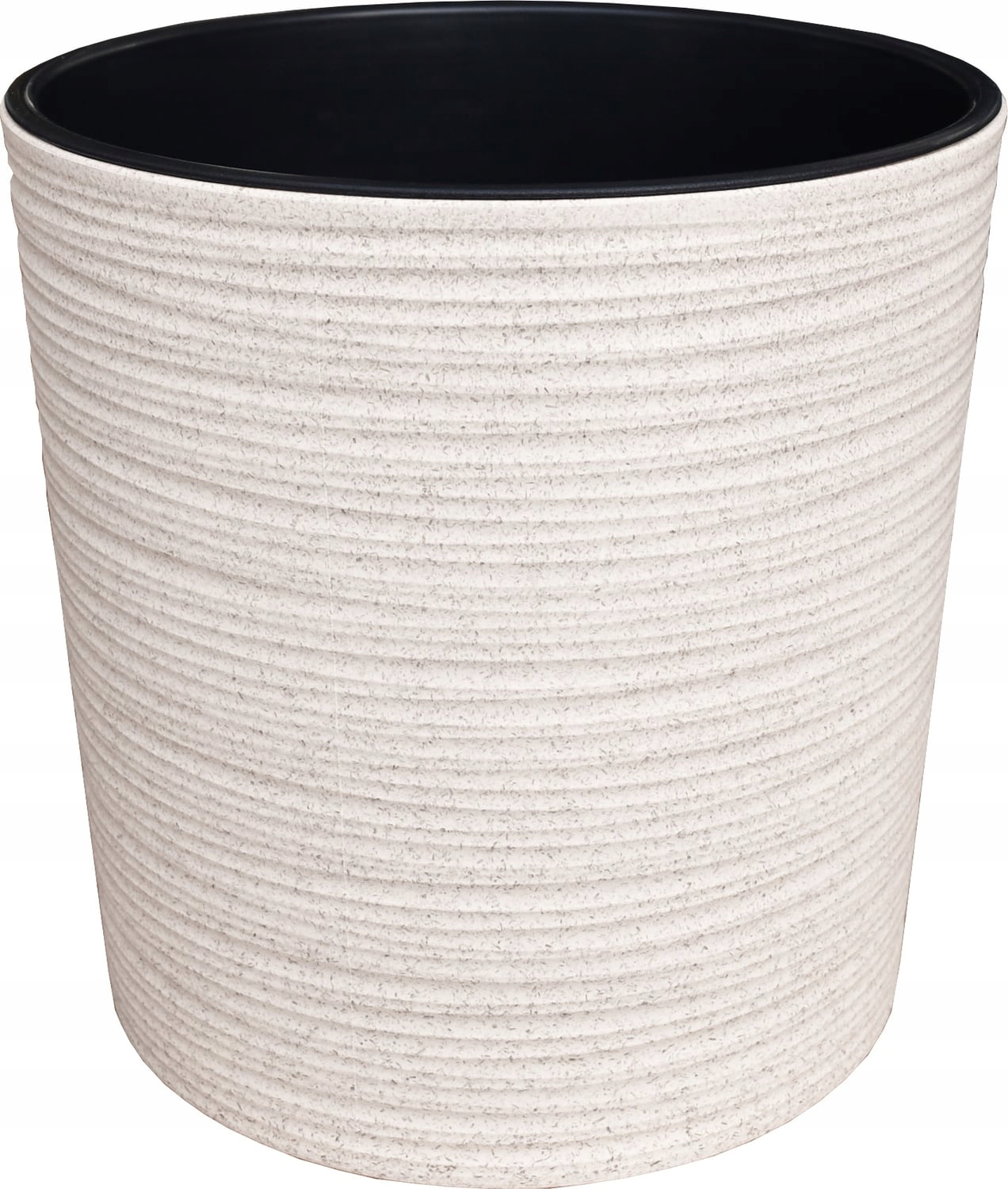 

Doniczka Malwa Lamela ŚR.19 Dłuto Eco Biała