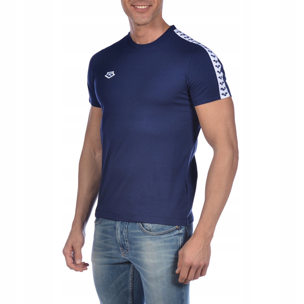 Tričko Arena M T-shirt Team Navy-white-navy S