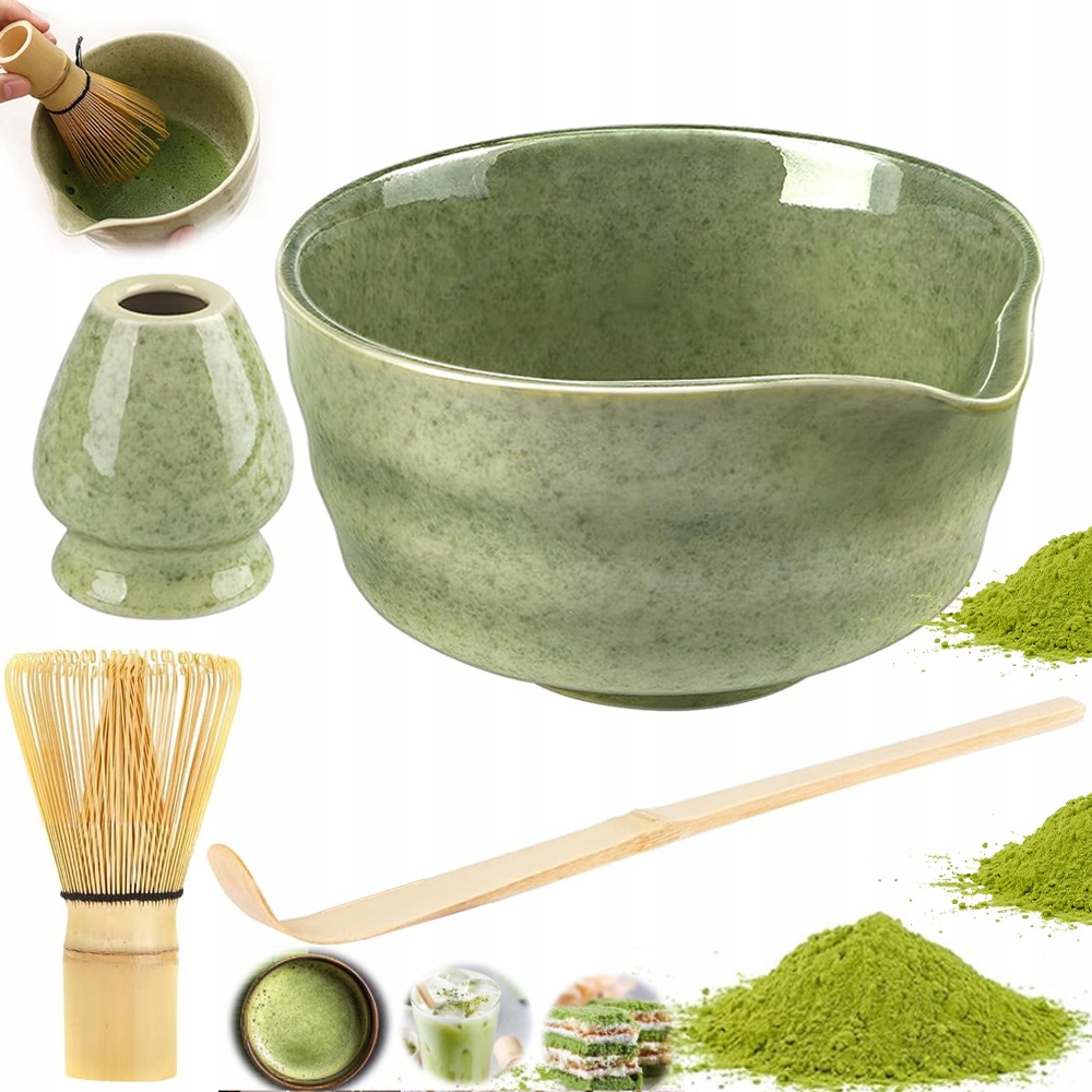 Levně Sada Na Přípravu Čaje Matcha, Nářadí Na Matcha, Odolná Keramika Ideální Jako Dárek