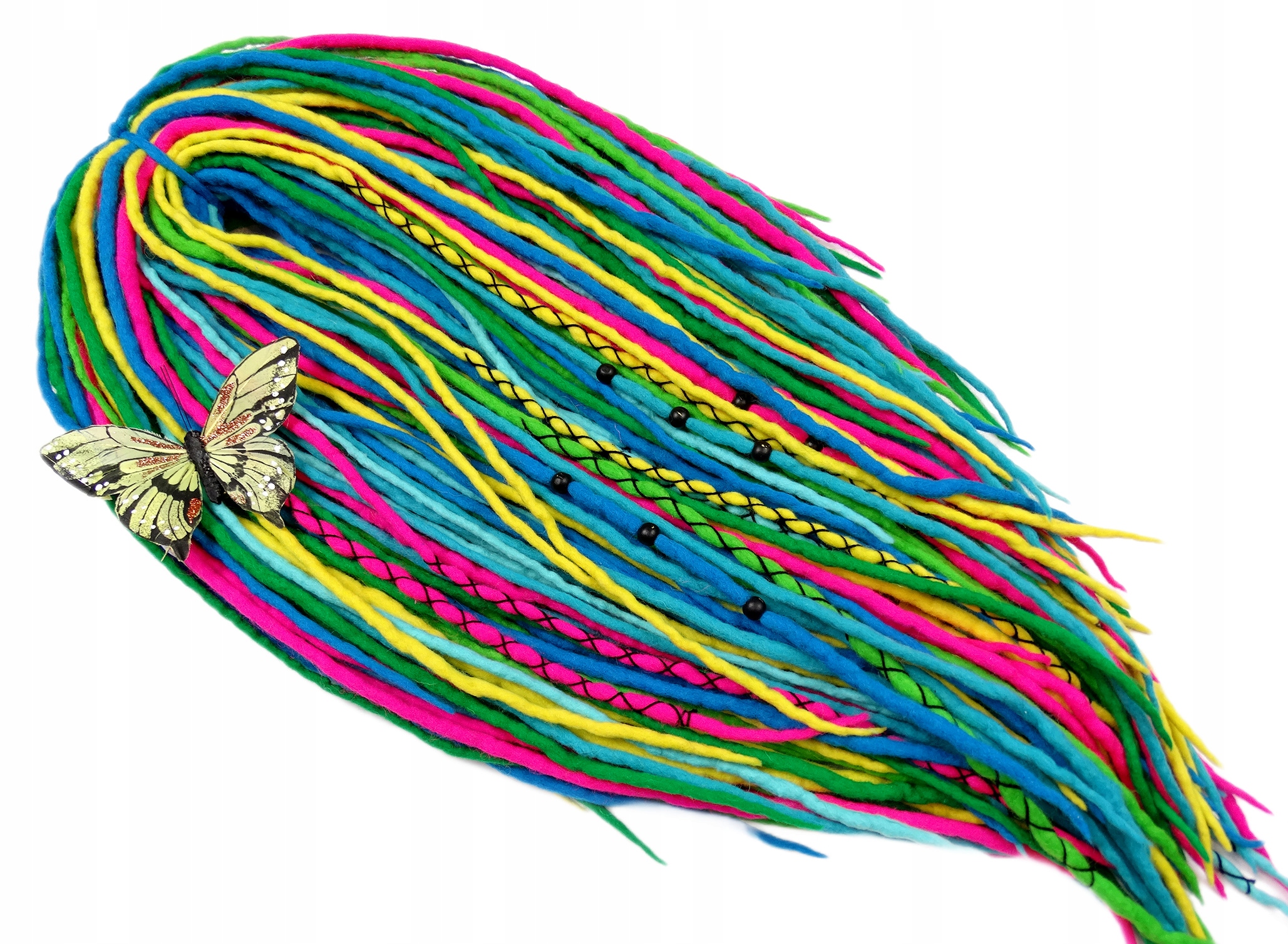 Vlněné pastelky, duhové, barevné, Psychedelická Pohádka, 40 kusů