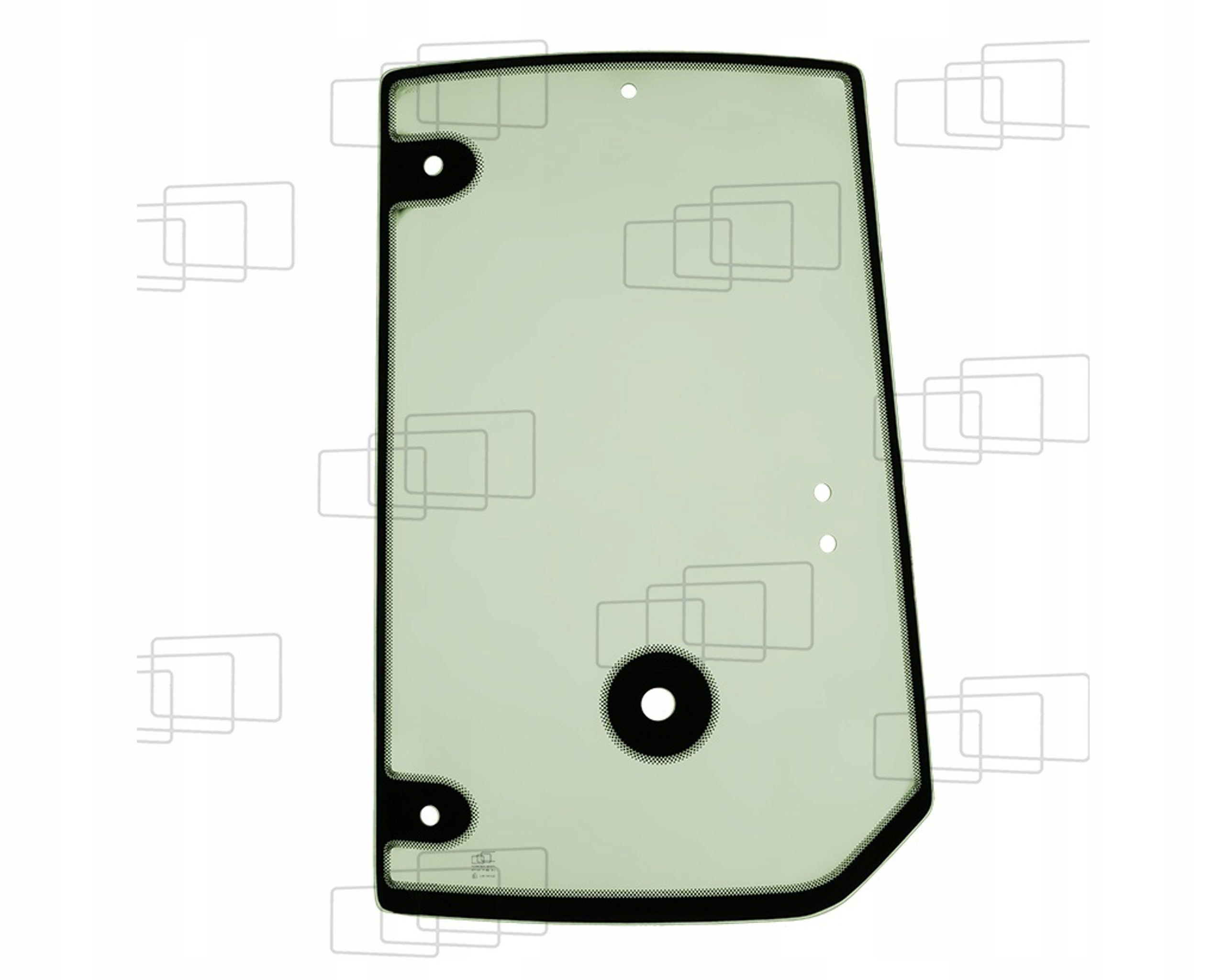 sklo rýpadlo-nakladač Terex boční levé T100029