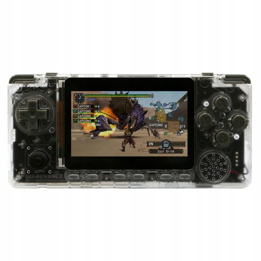 Odroid Go Advance Black Edition - zestaw elementów