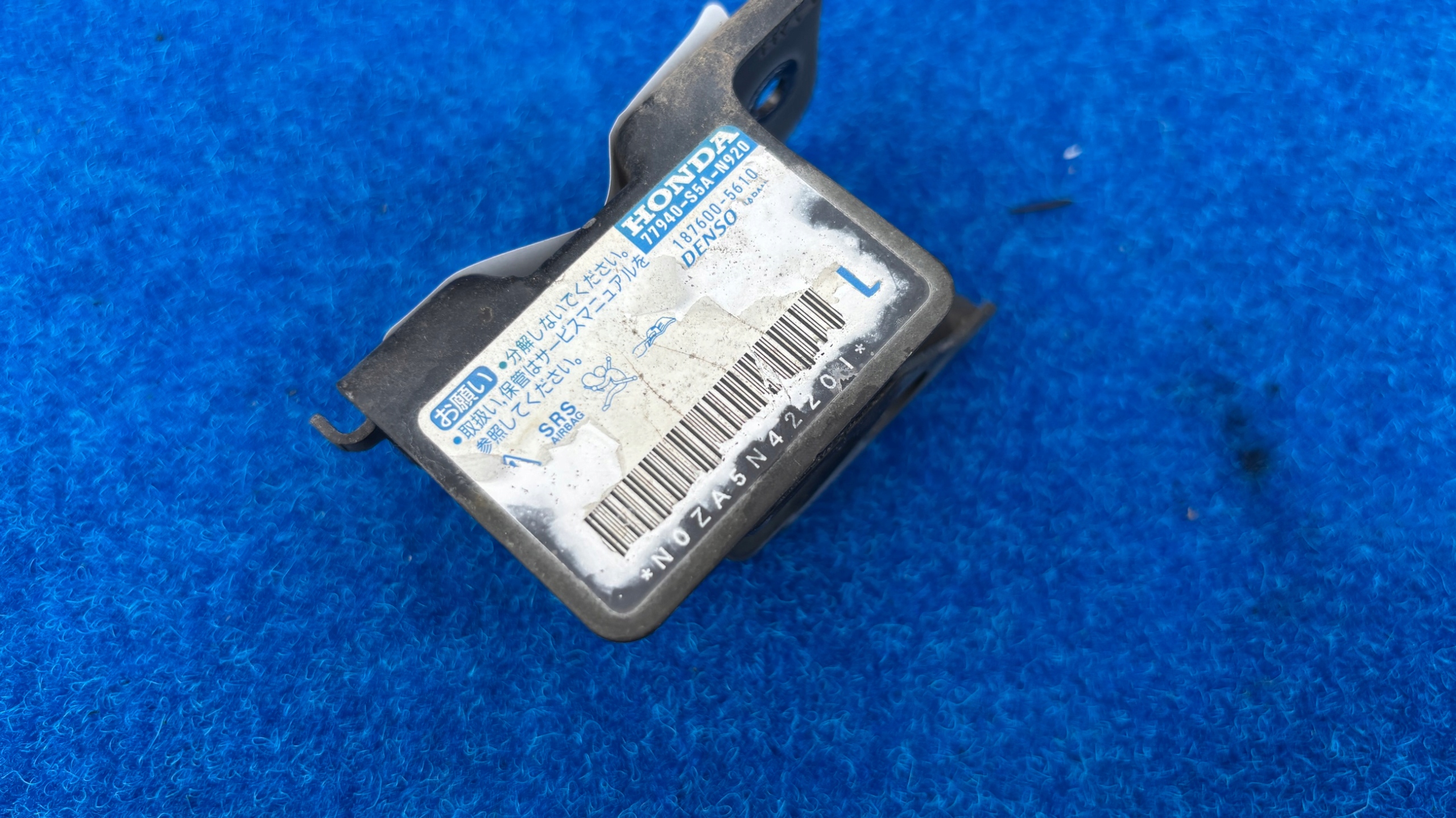 HONDA CIVIC 6 7 01R+ links Crashsensor Drucksensor SENSOR AIRBAG K65/81CZ