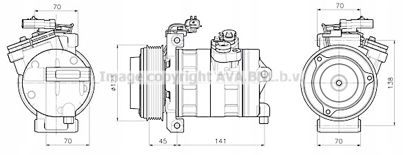 AVA Quality cooling JEAK092 Компрессор кондиционера,