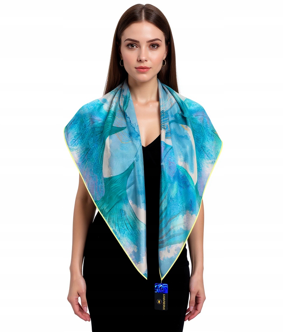 Hedvábný Šátek 100% Hedvábí Přírodní Morušový Prémiová Kvalita+