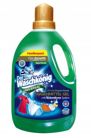 

Waschkonig żel do prania Uniwersal 3,3L Niemiecki