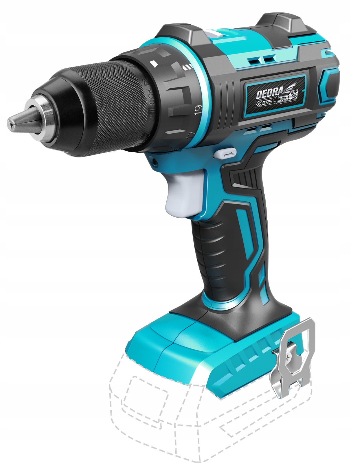 

Wiertarko wkrętarka Dedra Sas+all DED7041 18 V