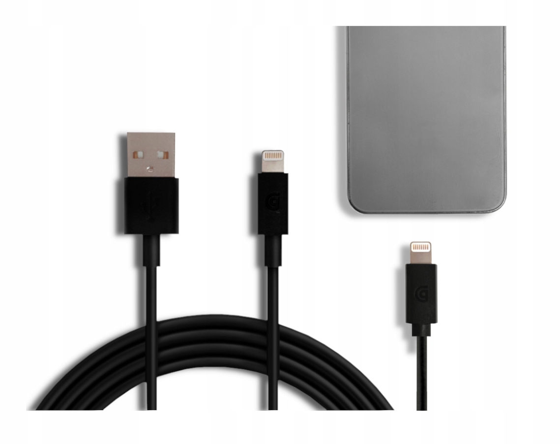 

Przewód Kabel Lightning Czarny 3m Długi Solidny