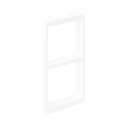 

Adapter Cima na 2 moduły K45 (45x45mm) poziomo