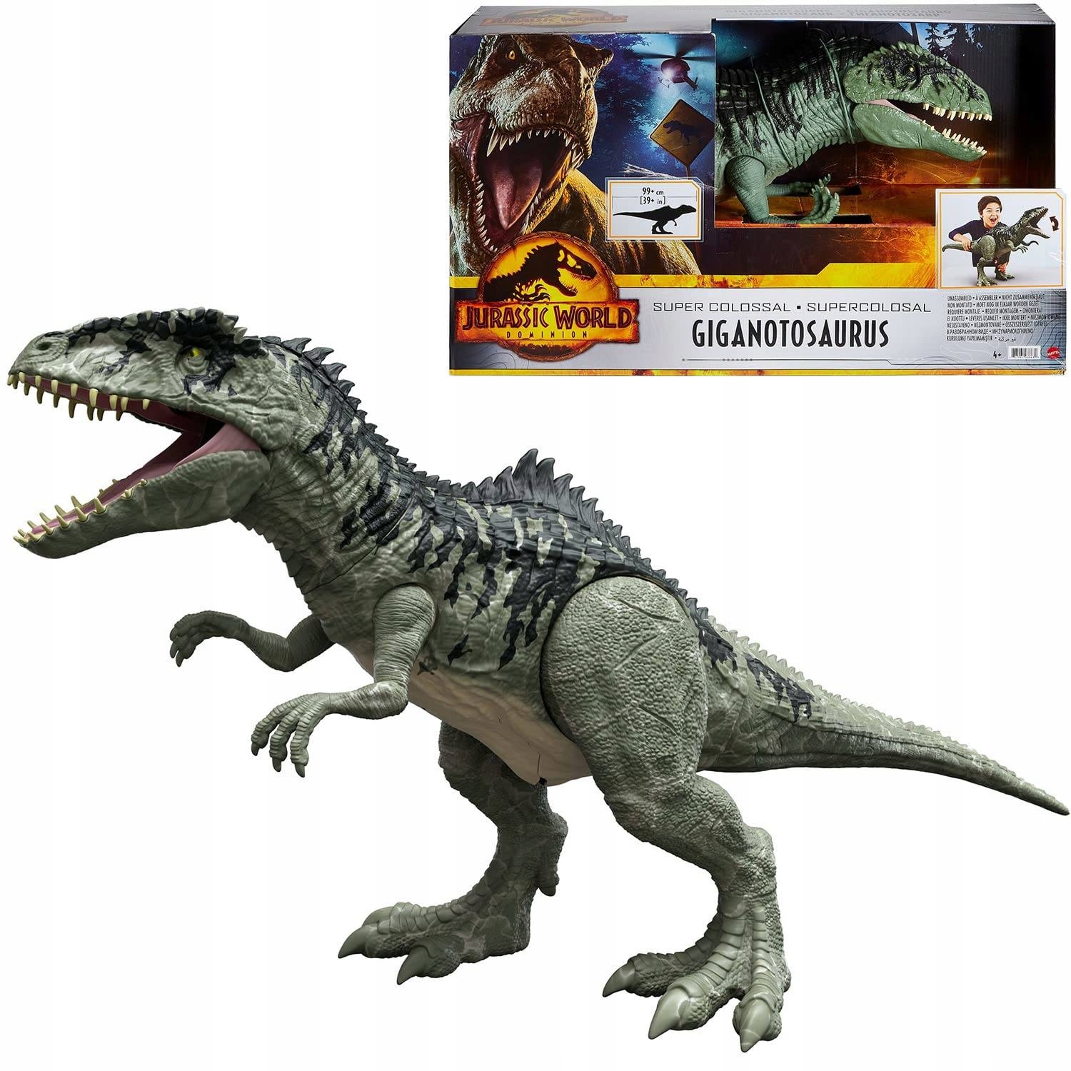 

Duży Jurassic World Dinozaur Gigantozaur T-rex