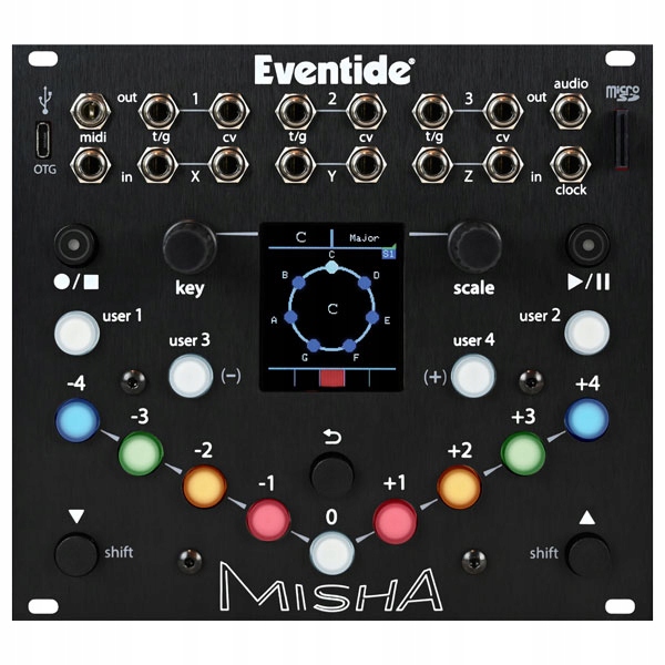 Eventide Misha Eurorack nástroj/sekvencer