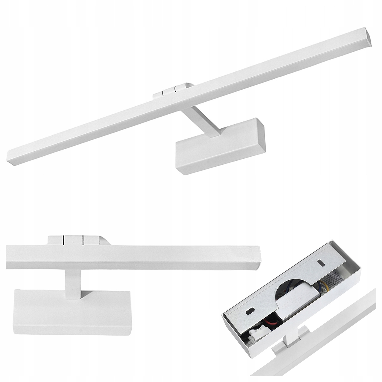 Koupelnové Led Nástěnné Svítidlo Nad Zrcadlo 50 CM 12 W Neutrální Barva IP44 Nastavitelné
