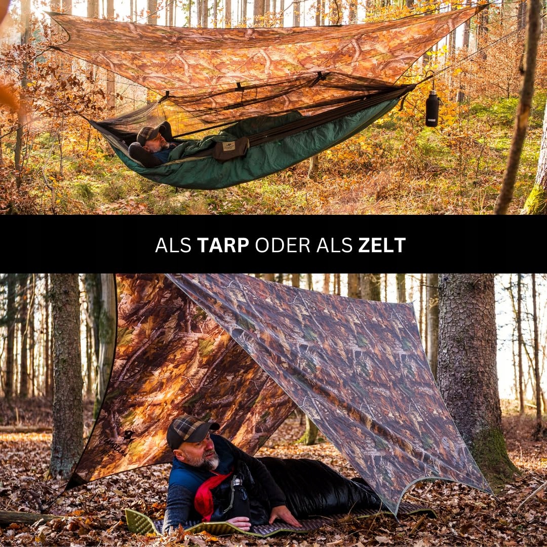 AMAZONAS Ultralekki Tarp Turystyczny 650g Ochrona Przed Deszczem — miniatura 3