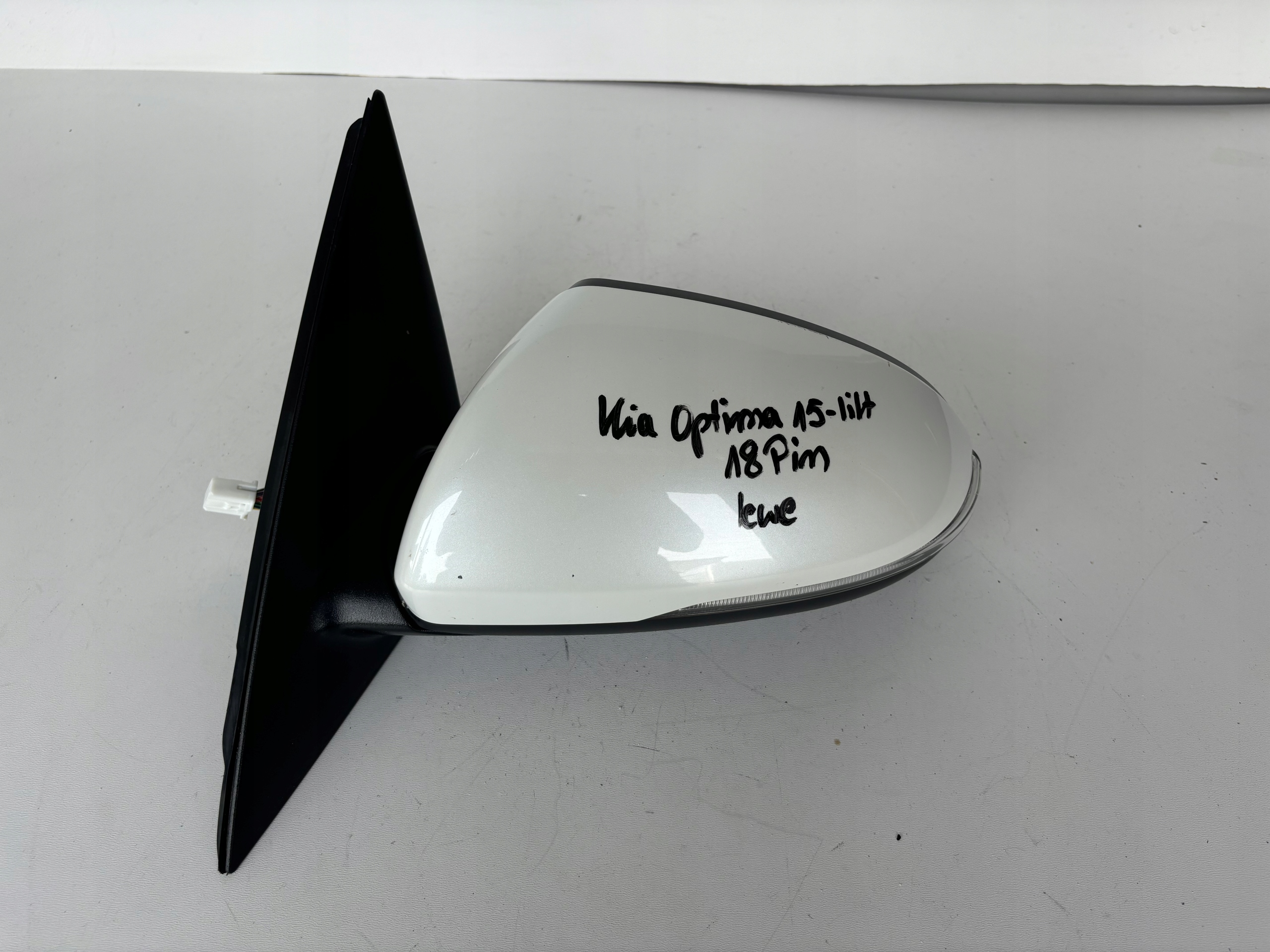 mirror left KIA OPTIMA 15- LIFT KAMERA 8 PIN
