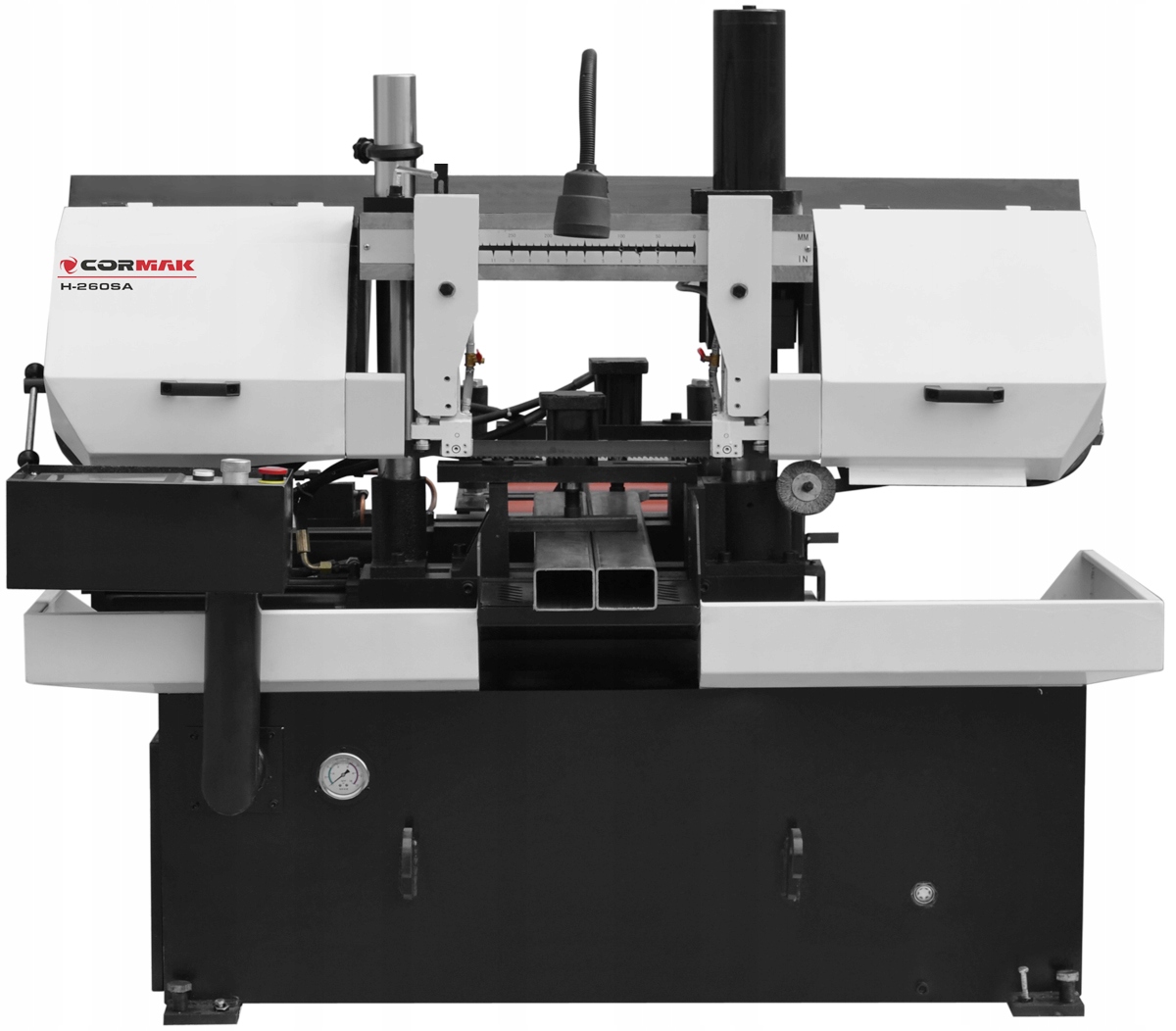 AUTOMATYCZNA PIŁA TAŚMOWA PRZECINARKA DO METALU PAKIETÓW CIĘCIE 260MM 2,2kW