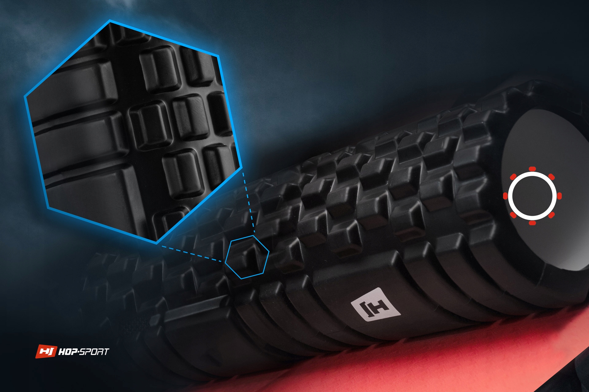 Roller fitness EVA wałek do masażu duży do mięśni Kod producenta HS-A045YG