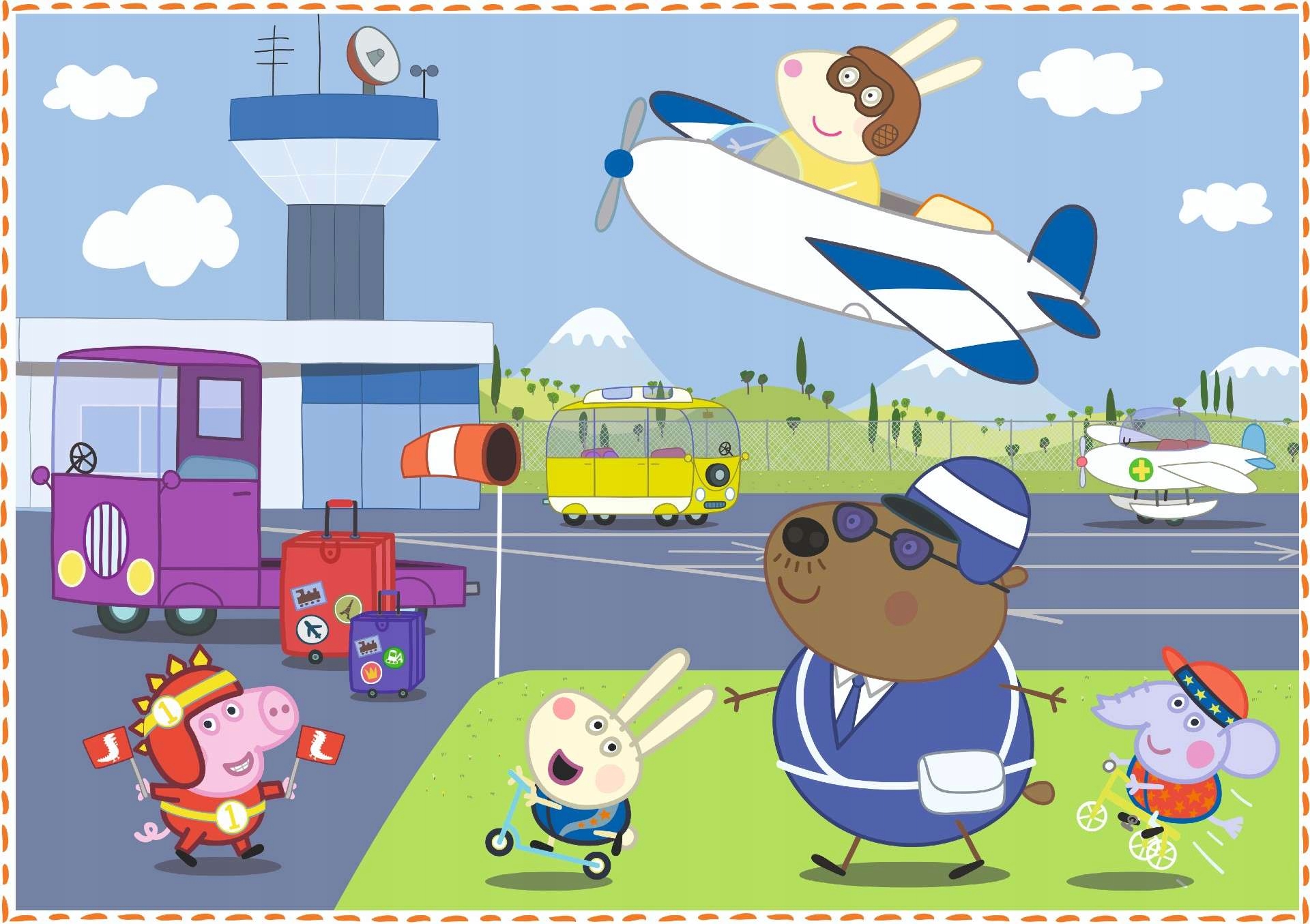 PUZZLE DLA DZIECI 4w1 ŚWINKA PEPPA 4 Układanki 4+ Marka Trefl