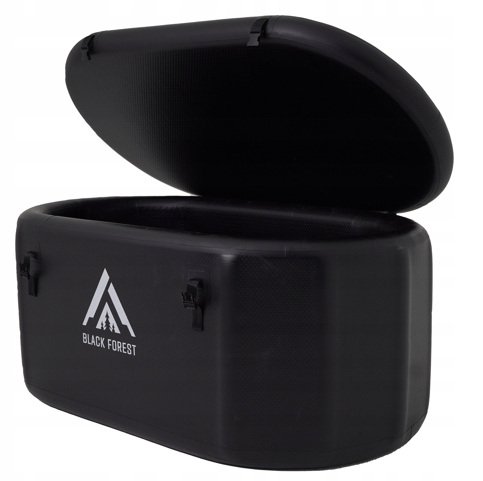 Vana na moření 160x85x65 cm Ledová vana na moření Black