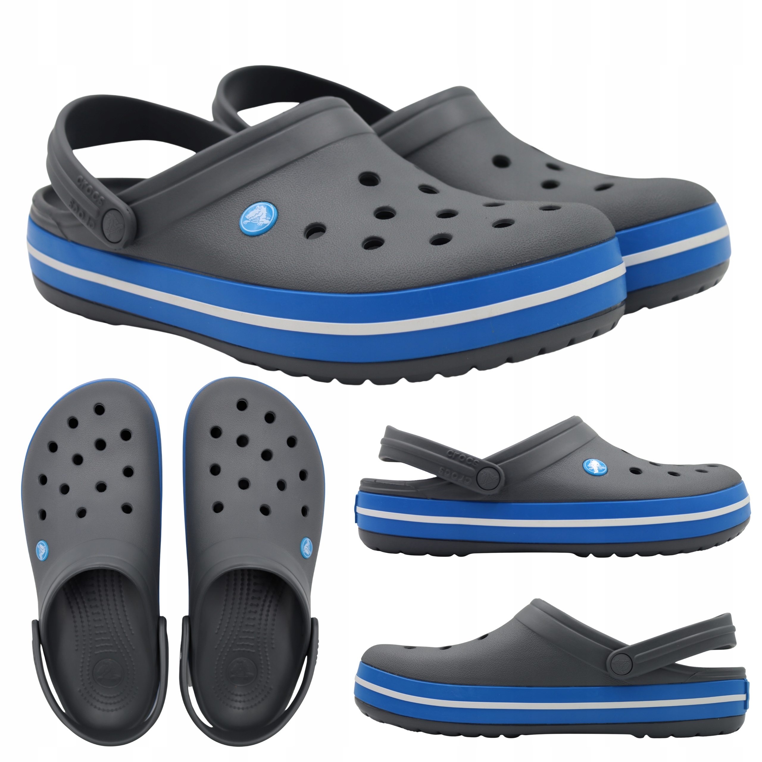 Pánské Pantofle Crocs Crocband Černé Lehké Pohodlné 11016 07W vel. 45-46