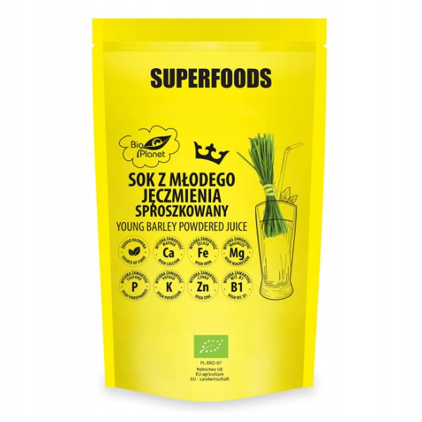 Levně Bio Planet Šťáva z mladého ječmene v prášku Bio 150 g