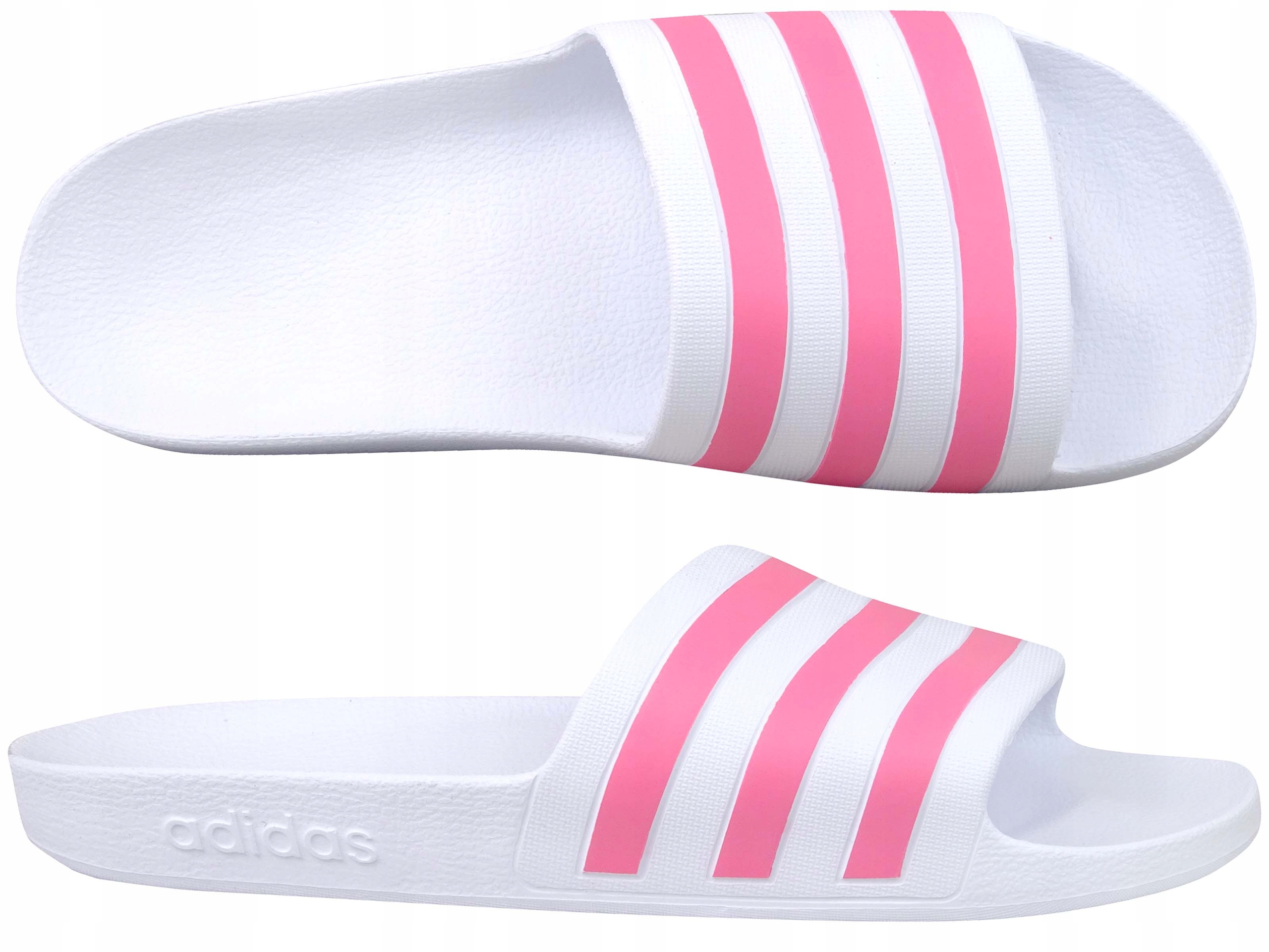 ADIDAS ADILETTE AQUA GZ5237 DAMSKIE BIAŁE KLAPKI PLAŻOWE BASENOWE Rozmiar 43