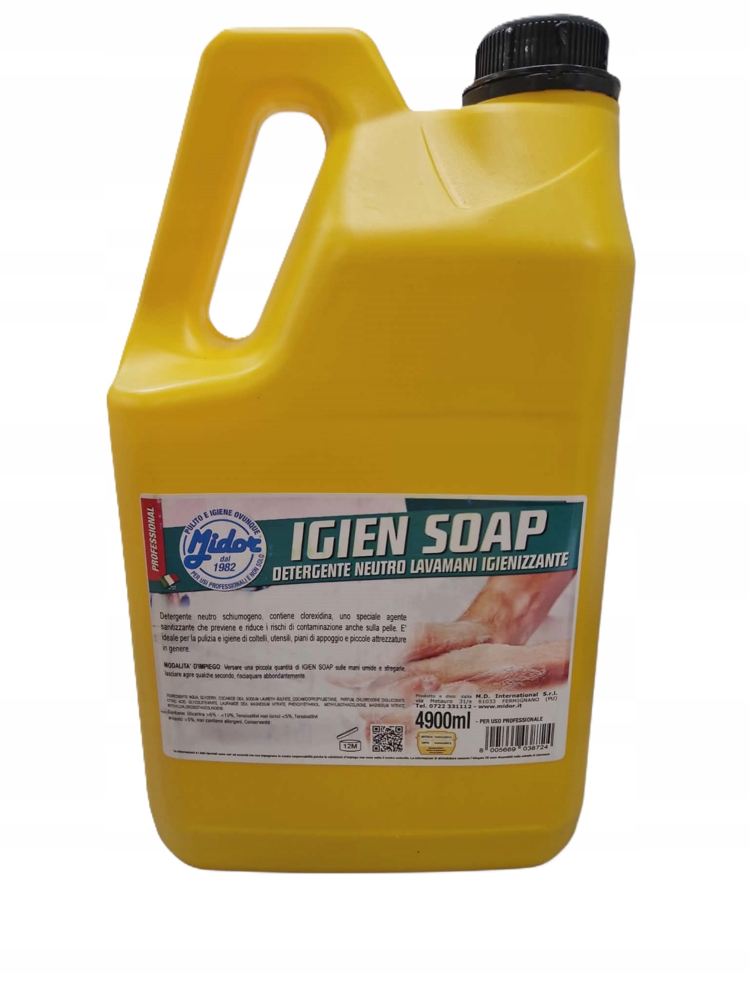 Midor Tekuté Dezinfekční Mýdlo Na Ruce 4900 ML 3B77