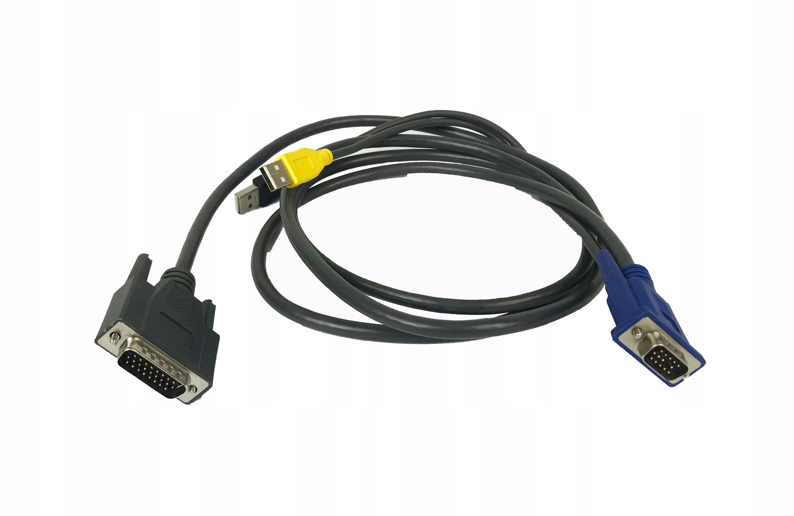 HP 438611-001 1x4 KVM Console 6 Cable VGA PS/2 USB Kod producenta 438611-001