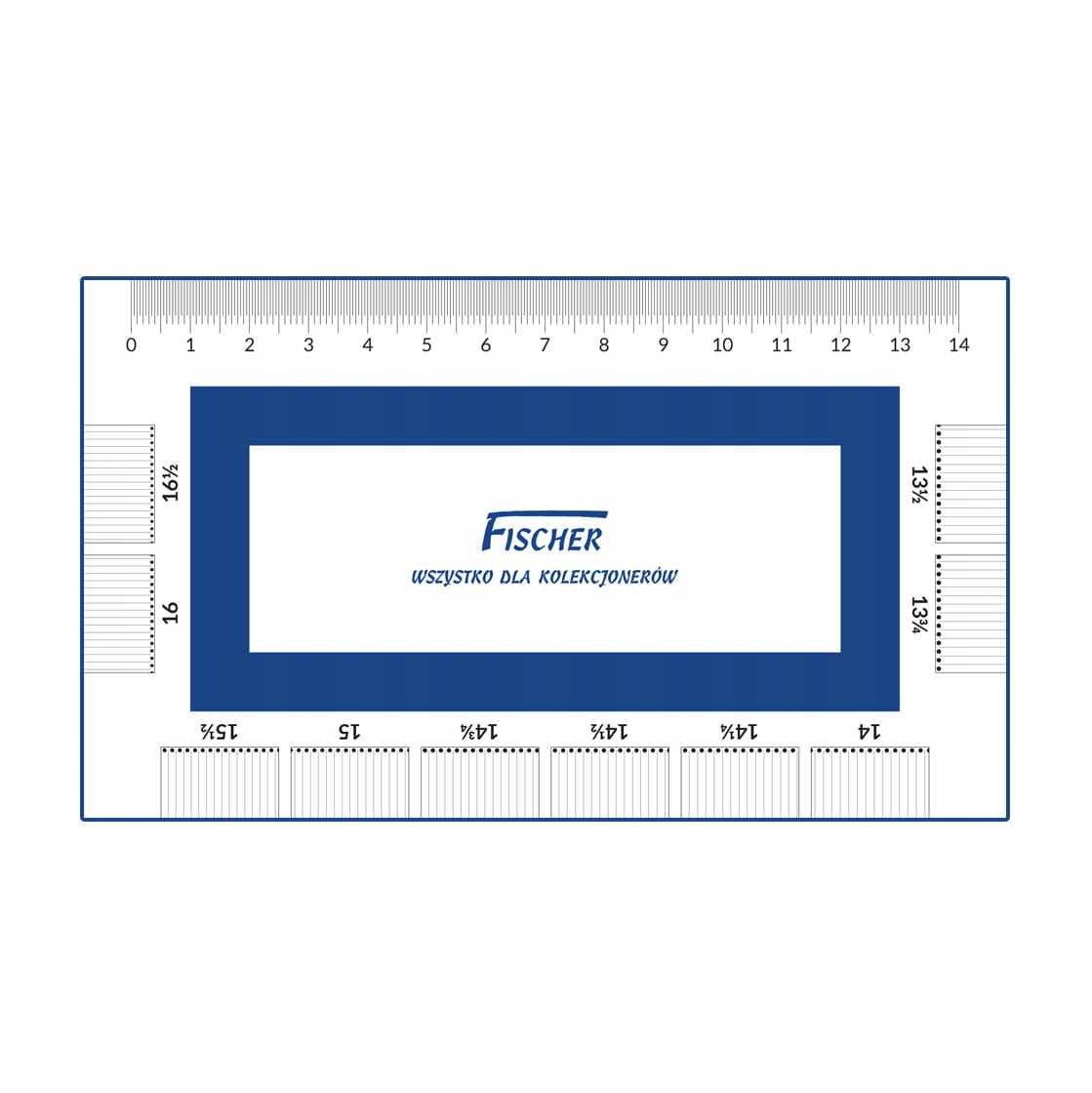

Ząbkomierz Filatelistyczny Do Znaczków Fischer