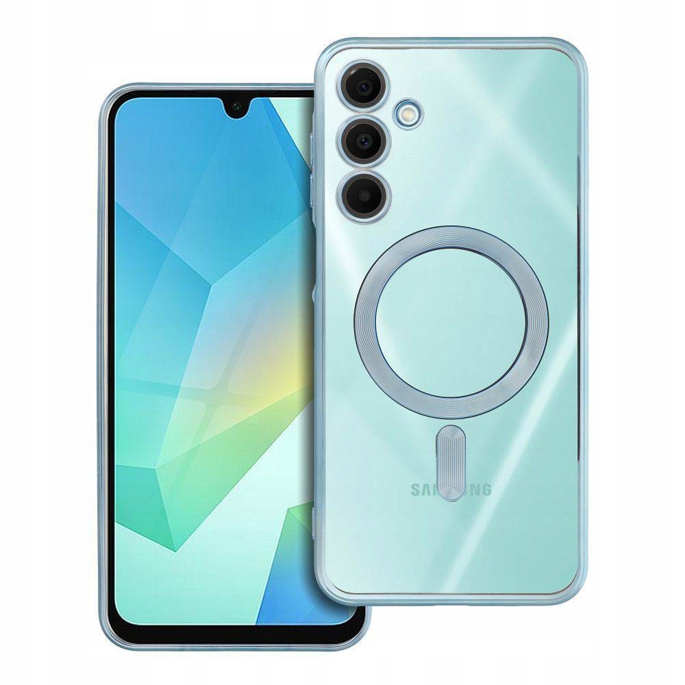 Etui Electro Mag Cover Kompatybilny do Magsafe Do Samsung A16 Niebieski