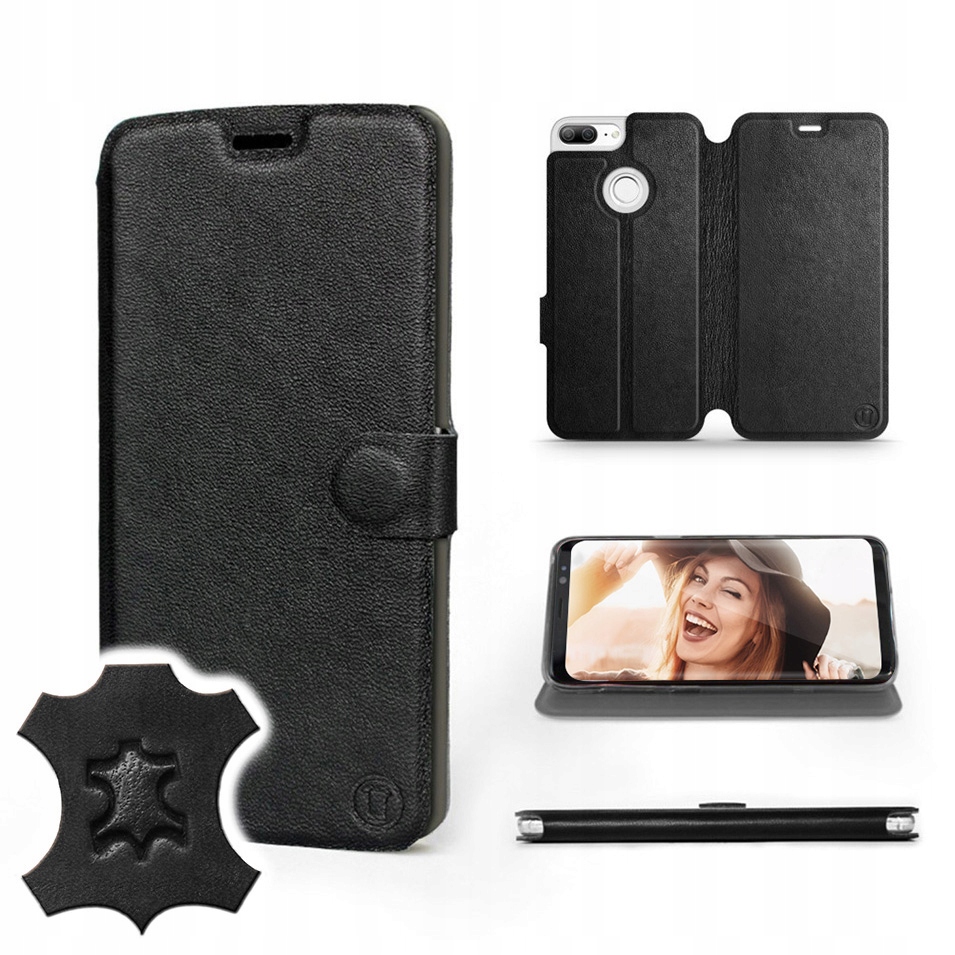

Etui Mobiwear do Huawei Honor 9 Lite Black Leather