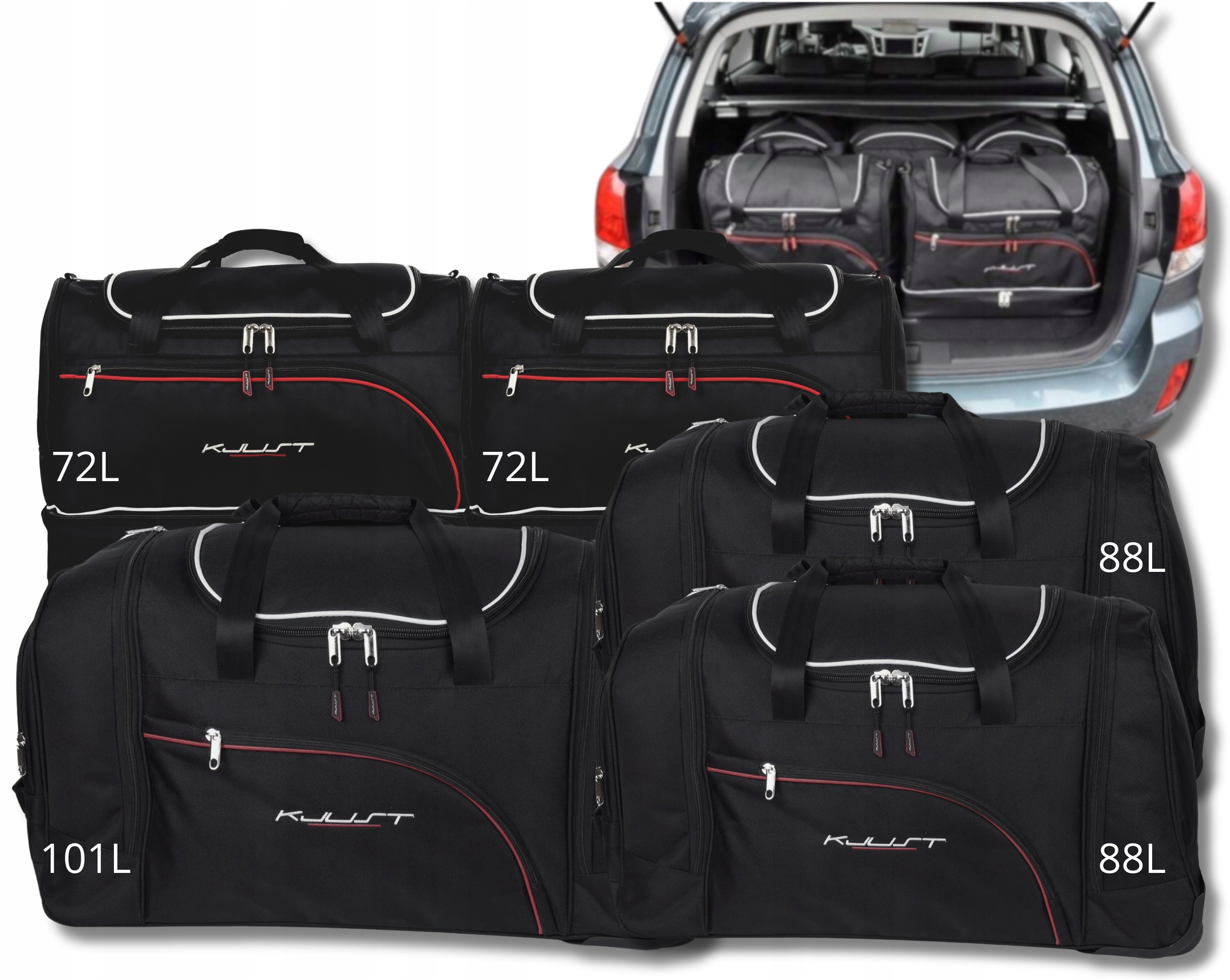 Cestovná Taška Do Kufra Subaru Outback 2009-2014 5 ks